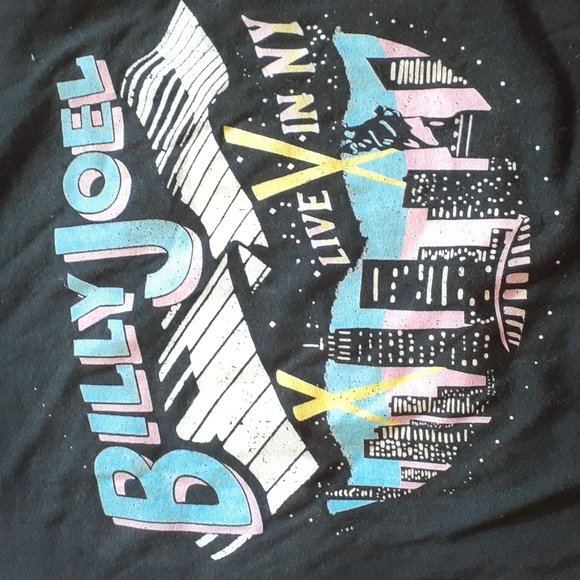 Billy Joel Black T-Shirt Size Medium - Picture 3 of 6